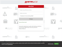 Tablet Screenshot of distri.cz